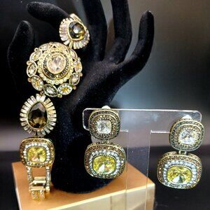 HEIDI DAUS "ENCHANTE" BRACELET EARRINGS SET